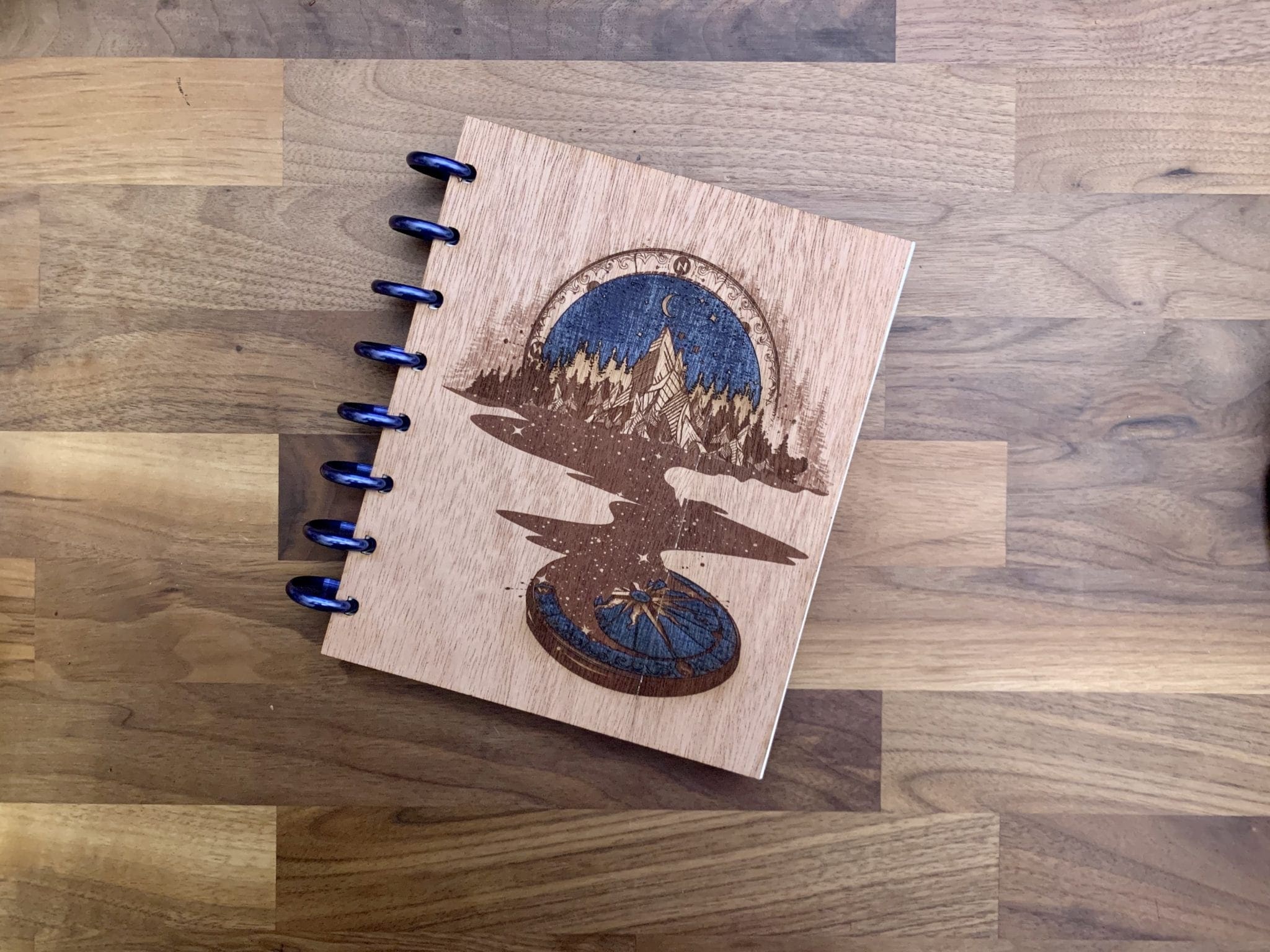 Engraved Mahogany (Planner)