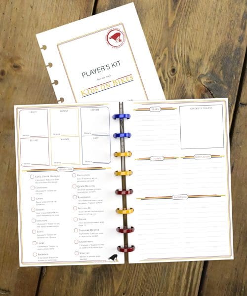 Vintage Player's Kit for use with Kids on Bikes