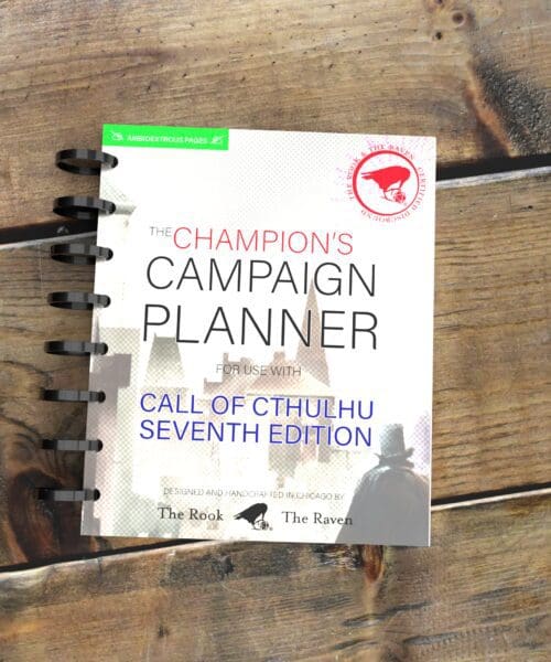 Champion's Campaign Planner - Call of Cthulhu 7e