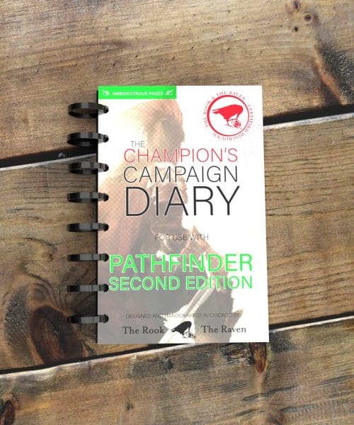 Champion's Campaign Diary - Pathfinder 2nd Edition