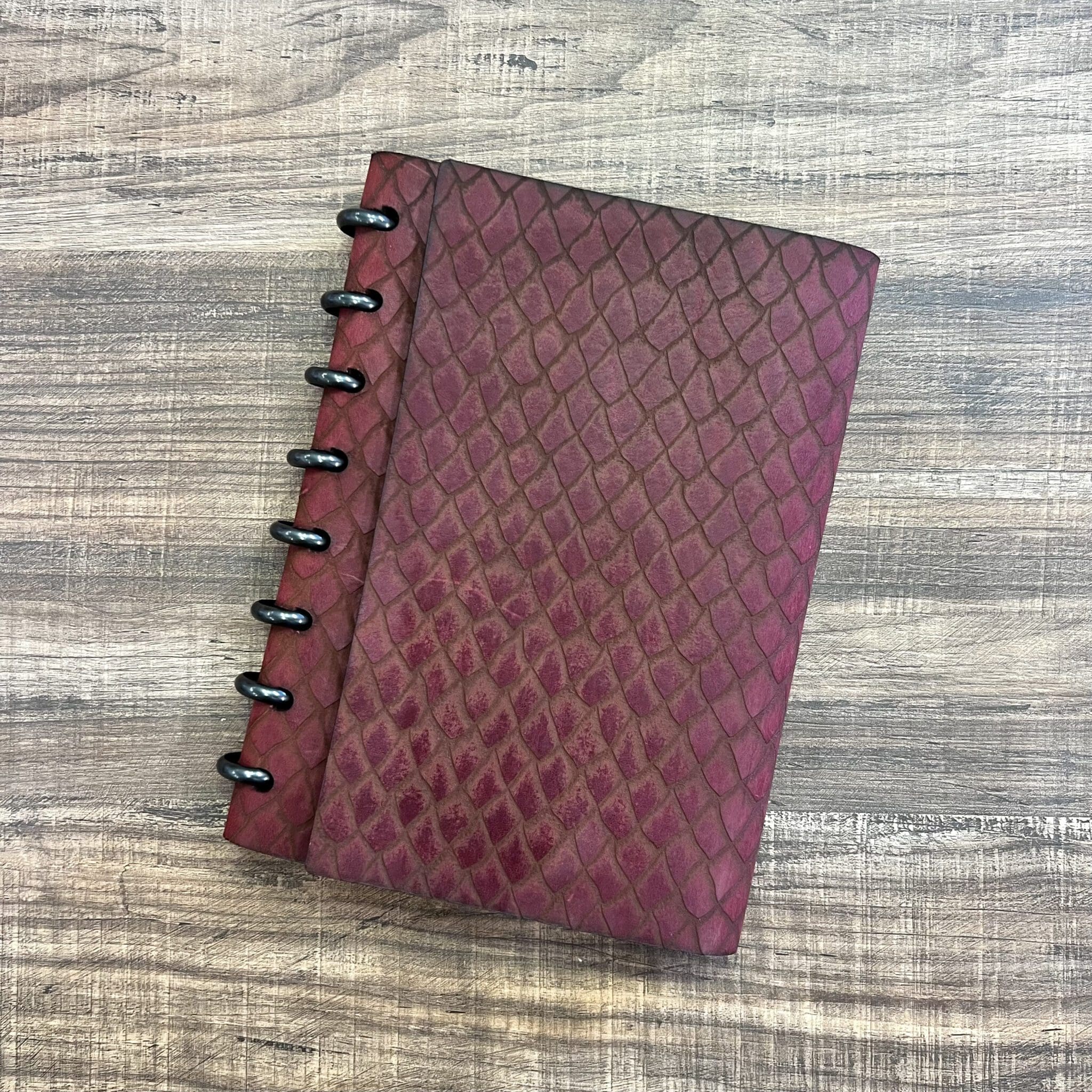 Violet Dragonskin Leather Wrap