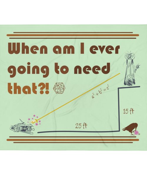 Pythagoras Fleece Throw