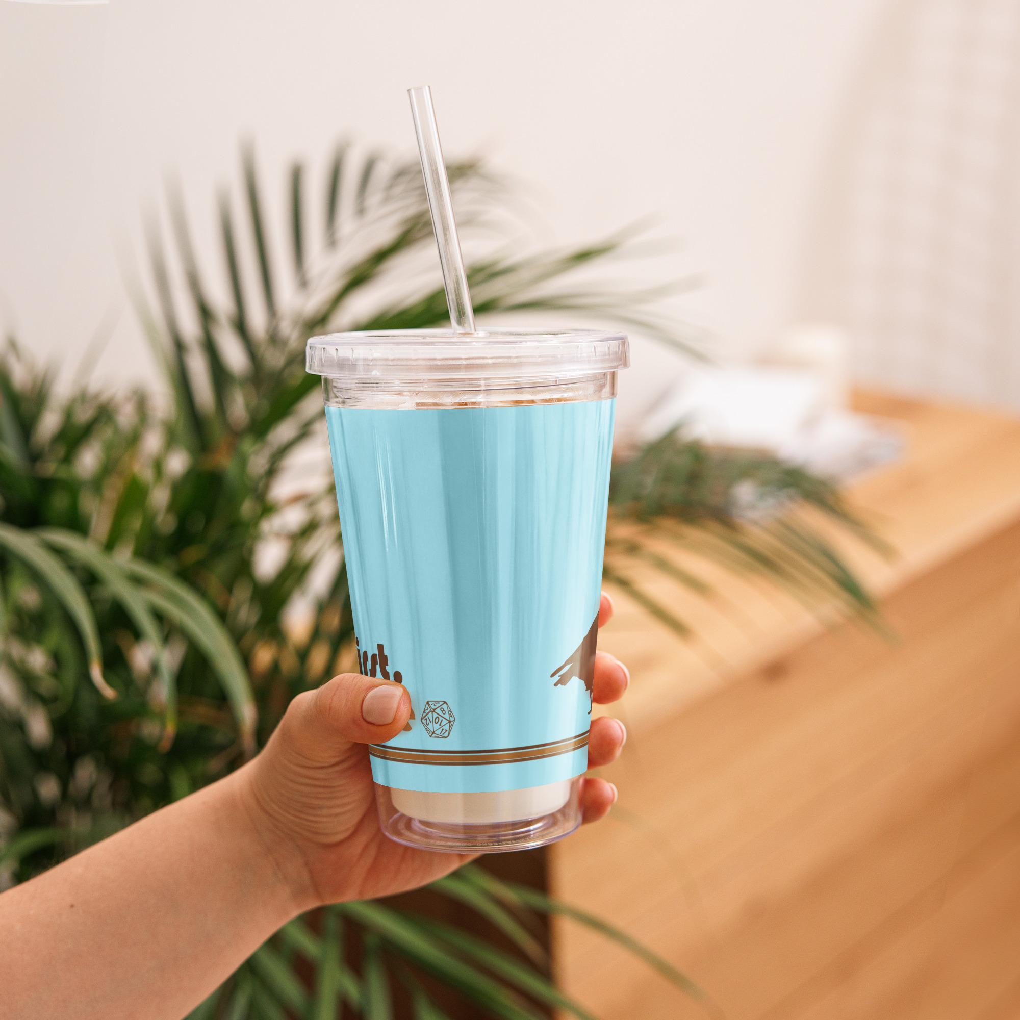 Roll Initiative Plastic Tumbler - Image 2
