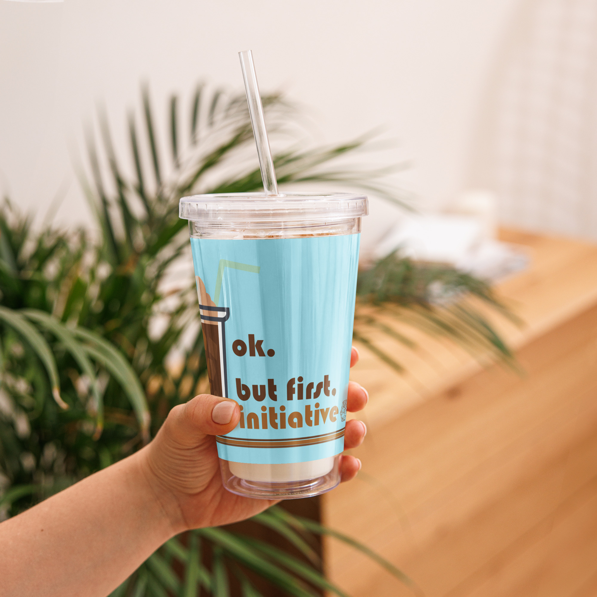 Roll Initiative Plastic Tumbler
