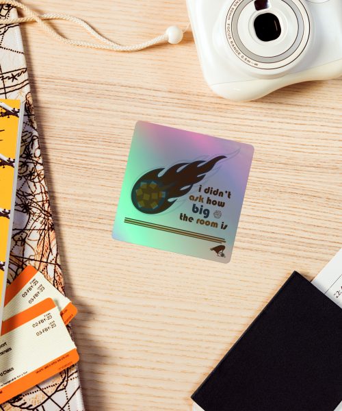 Fireball Holographic Sticker