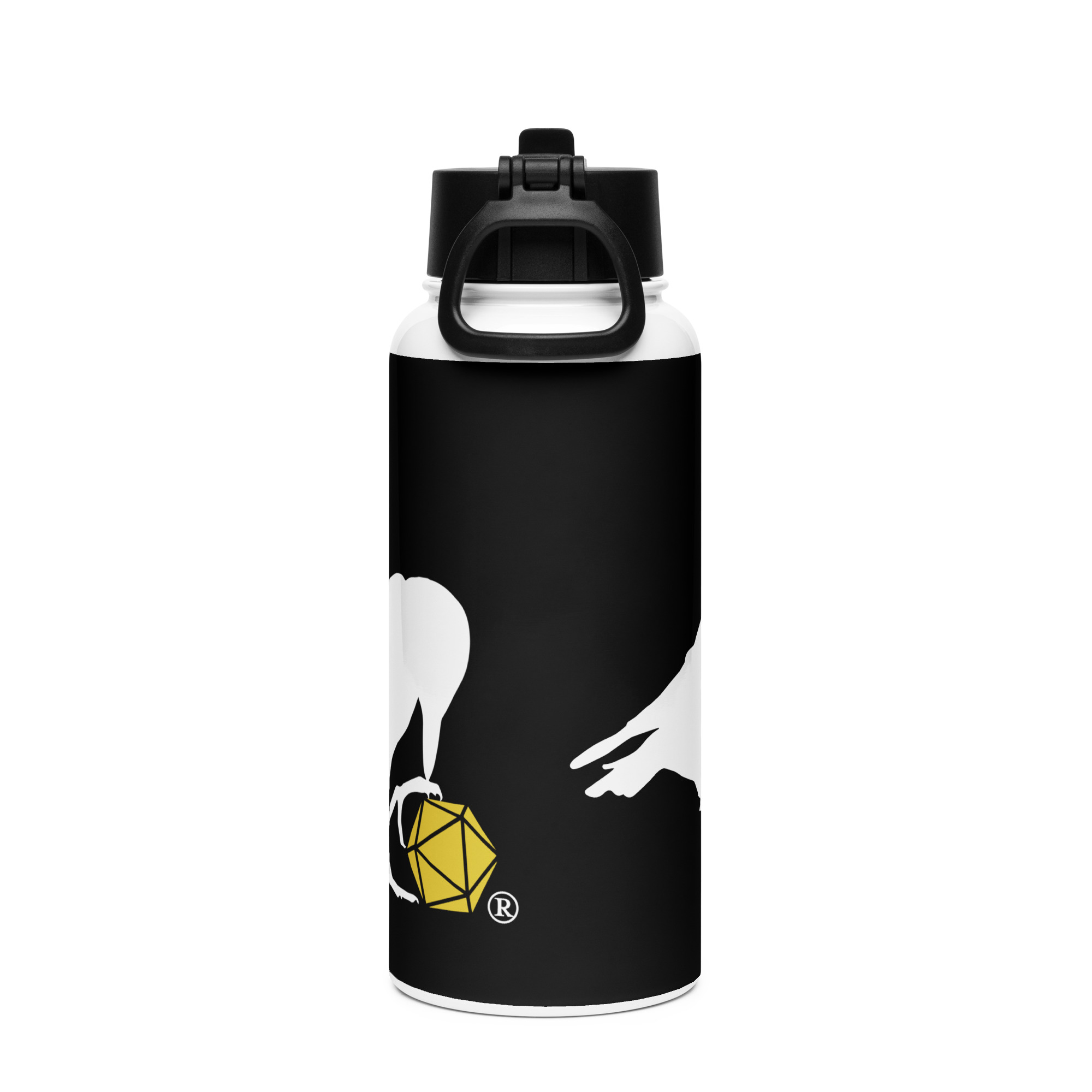 Raven Logo Stainless Water Bottle - Image 3
