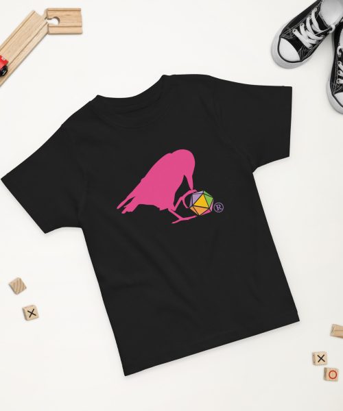 Pink Raven Logo Toddler Tee