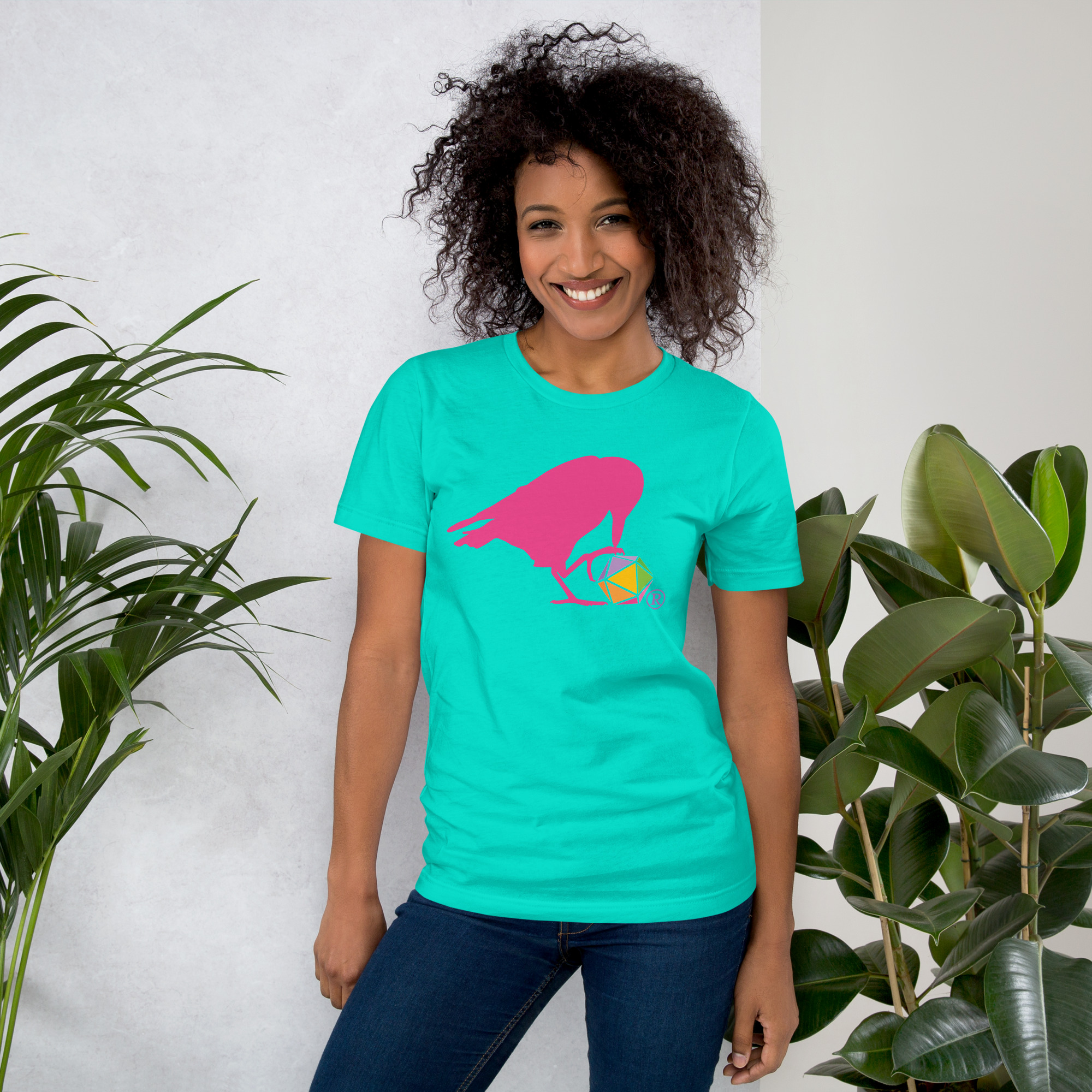 Pink Raven Logo Unisex Tee
