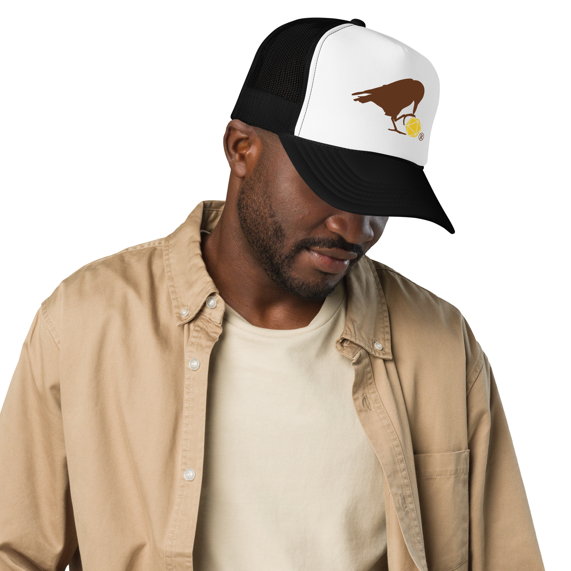 Raven Logo Foam Trucker Hat