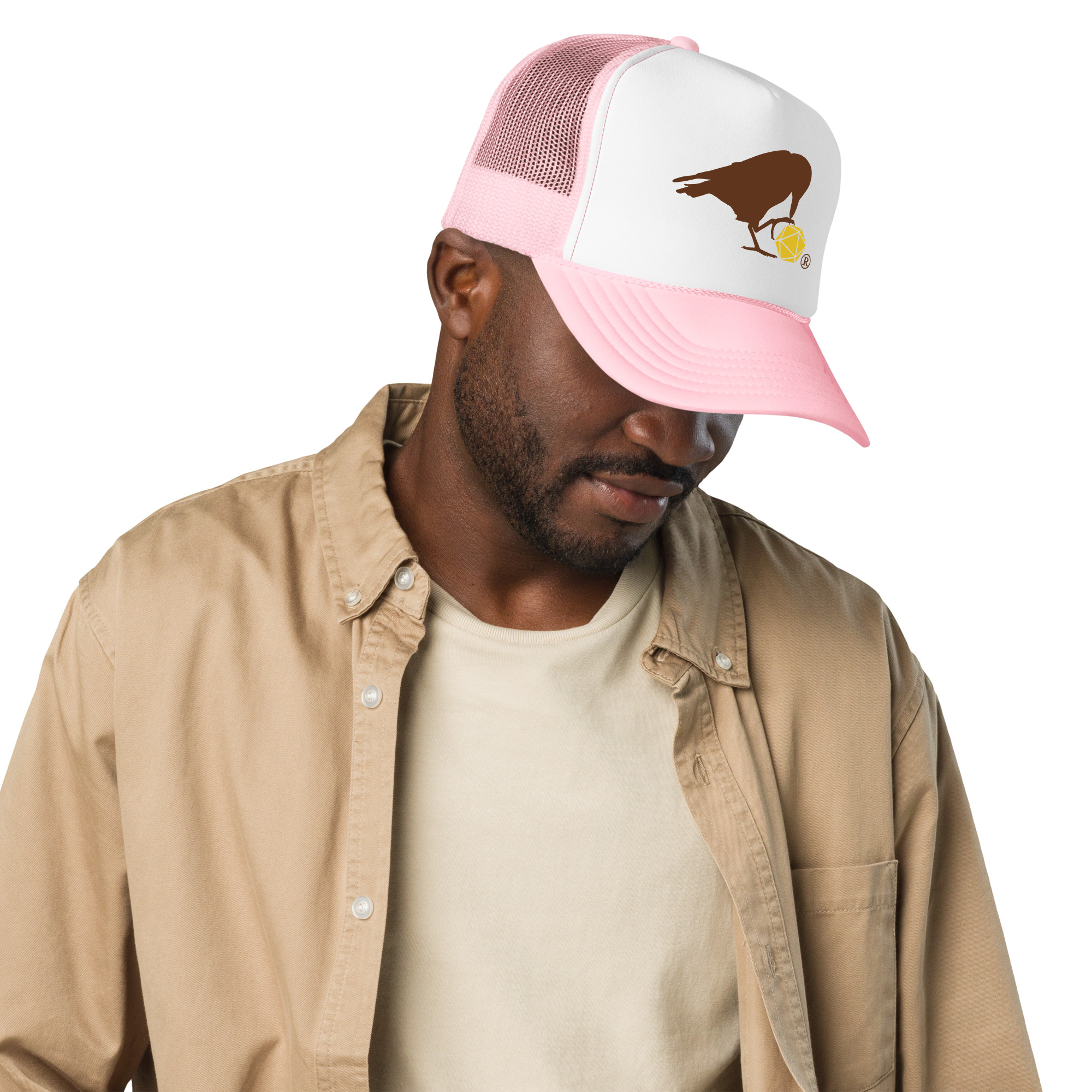 Raven Logo Foam Trucker Hat - Image 3