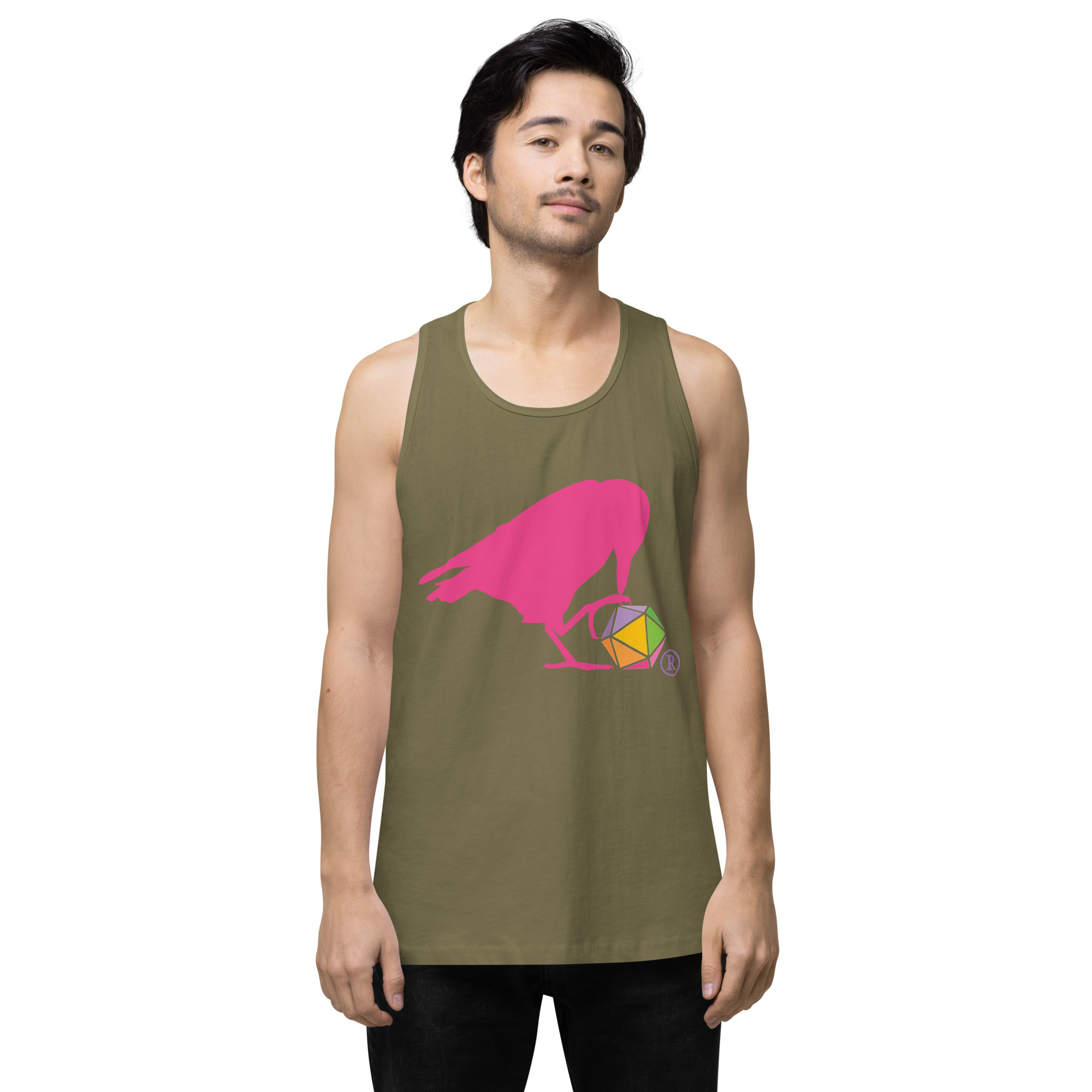 Pink Raven Logo Tank
