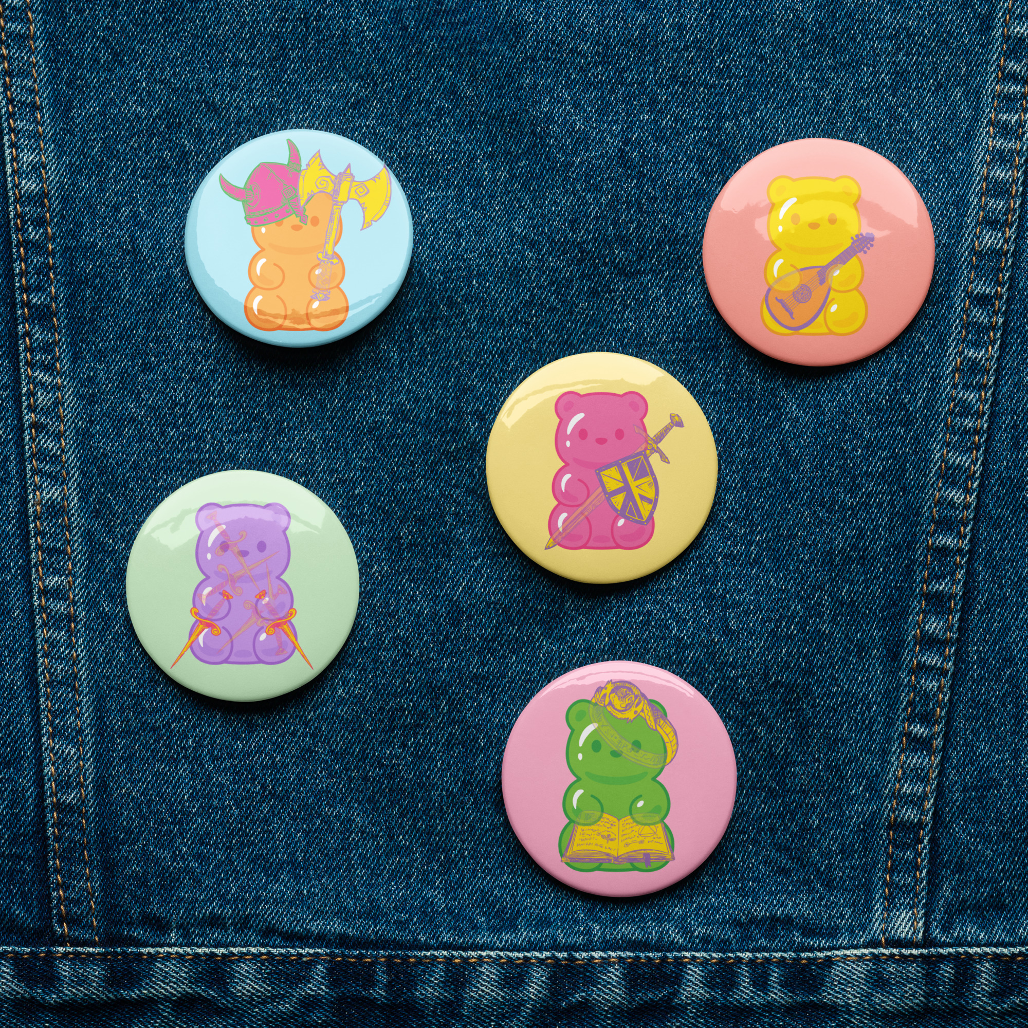 Adventure Bear Pin Set