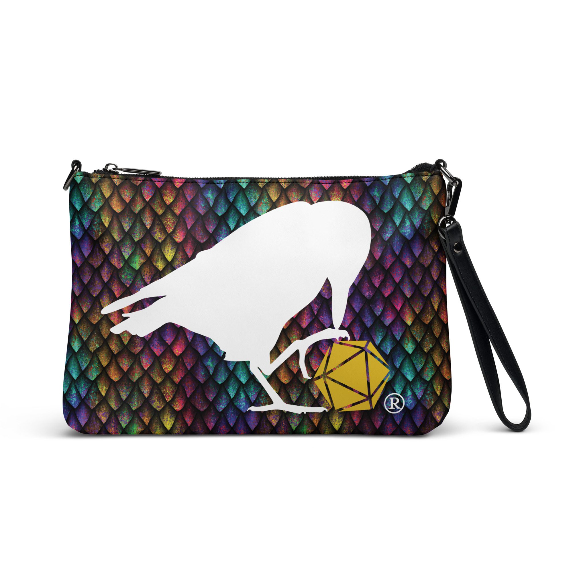 White Raven Dragonscale Crossbody Bag - Image 2