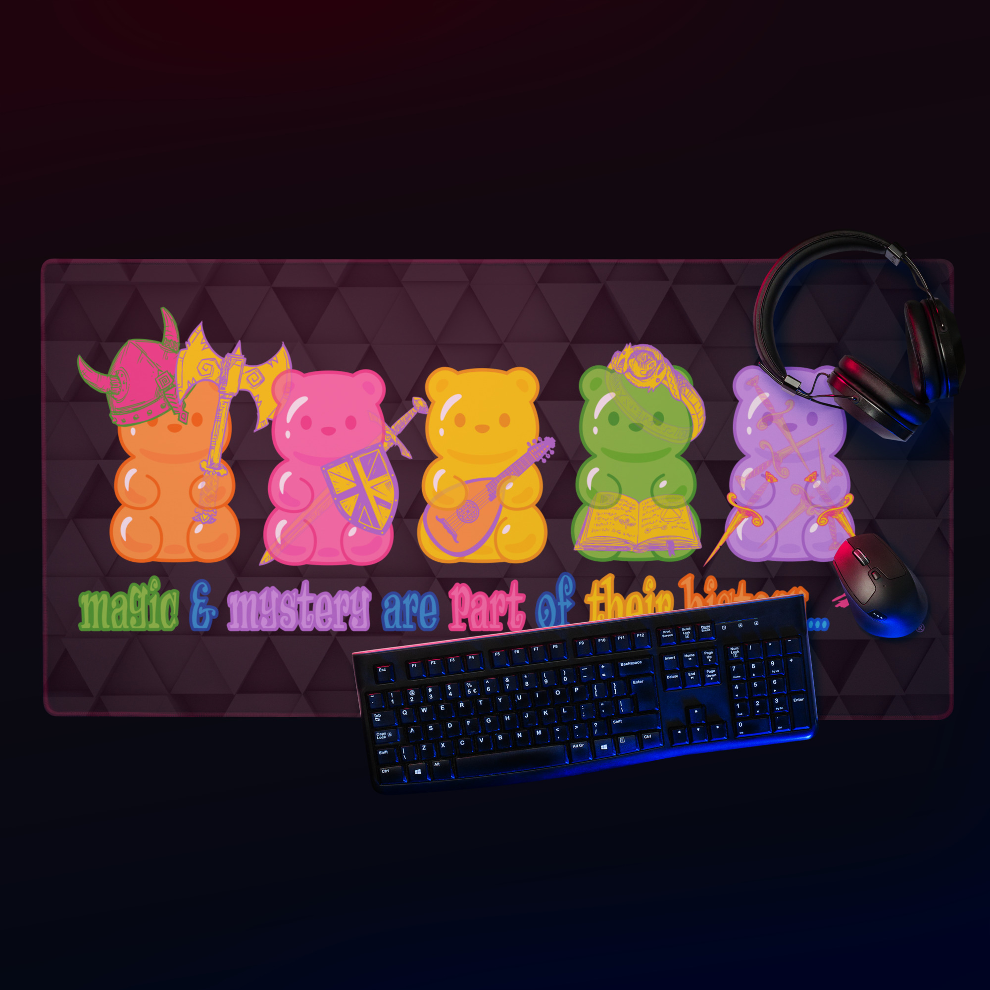 Magic and Mystery Gaming Mouse Pad