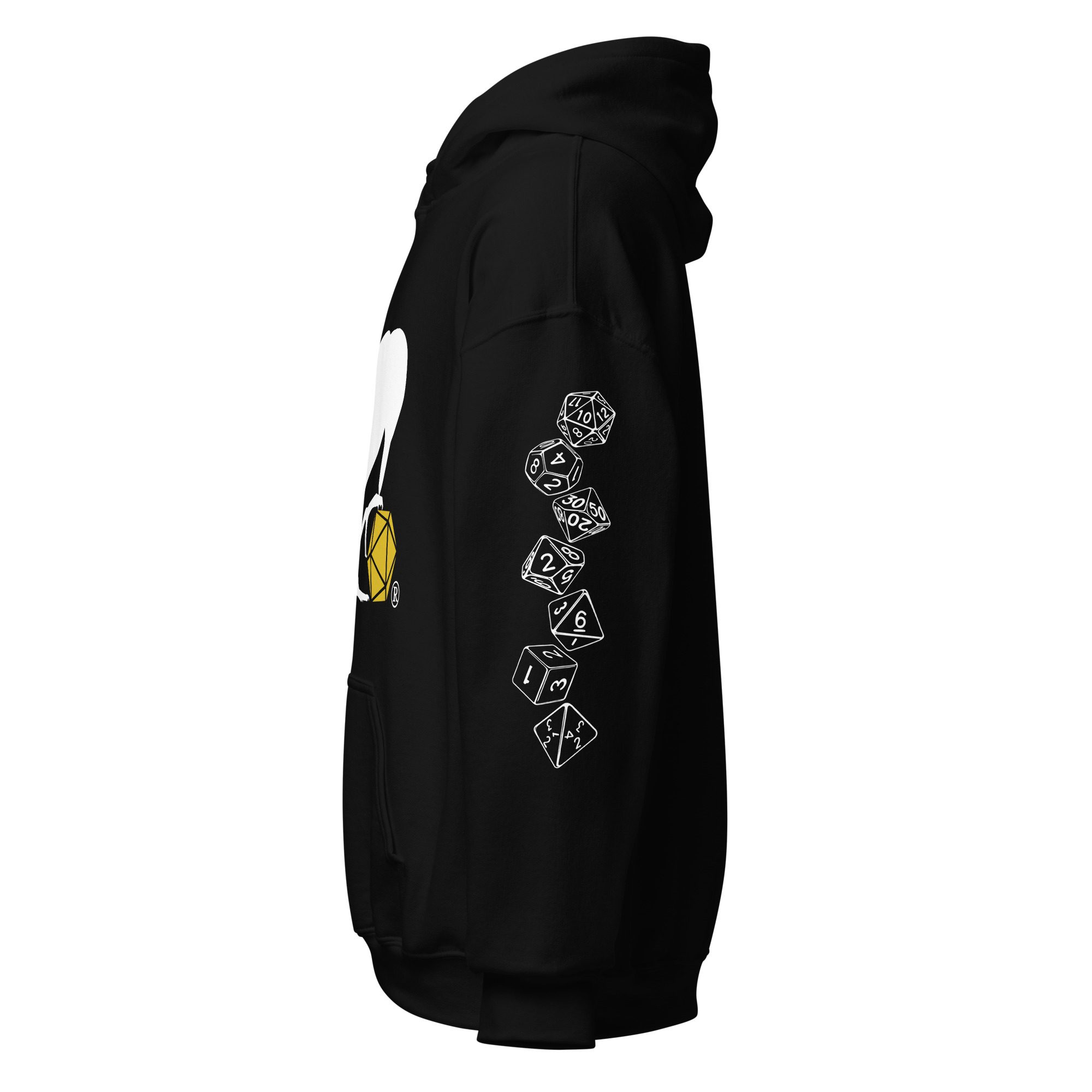 White Raven Logo Hoodie - Image 11