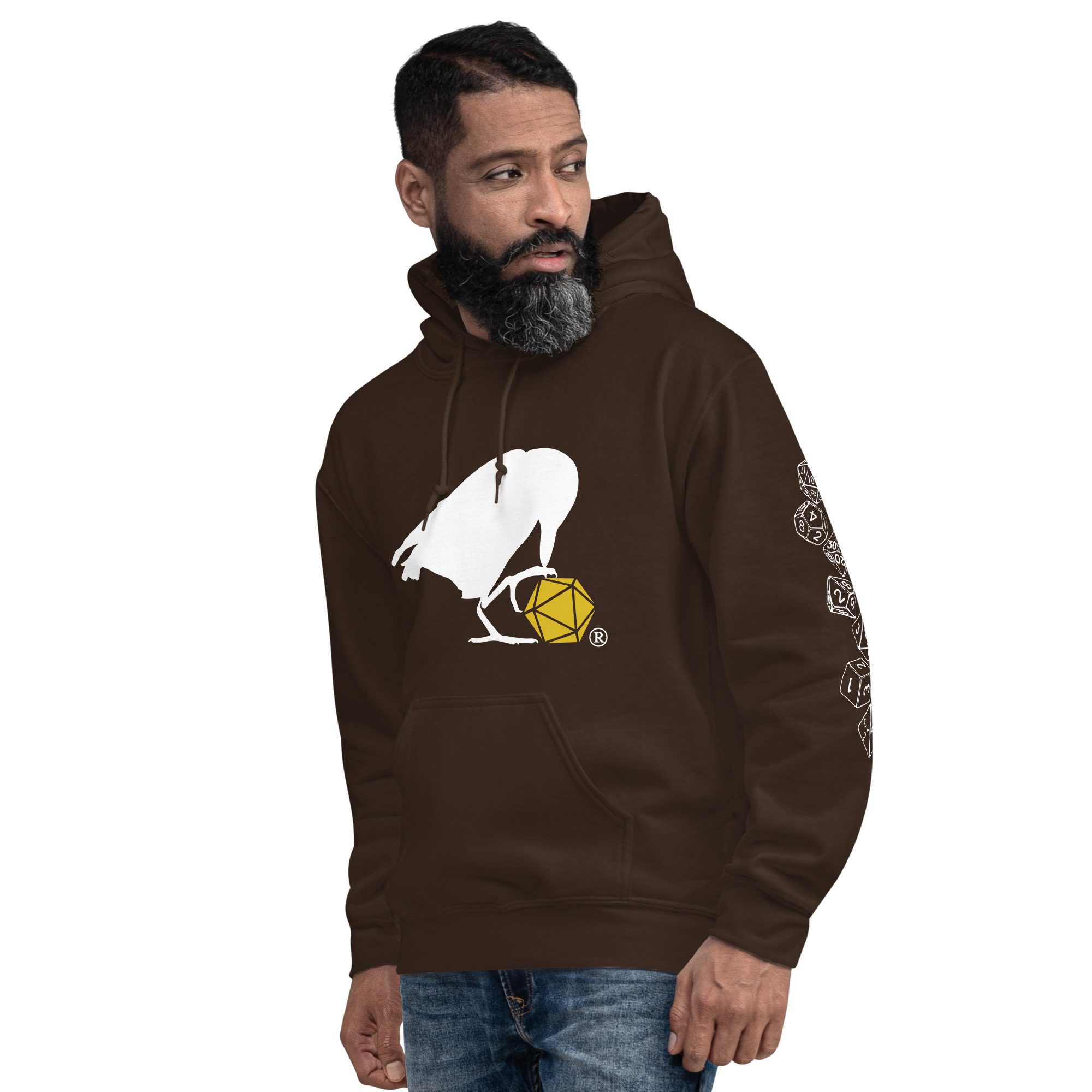 White Raven Logo Hoodie - Image 4
