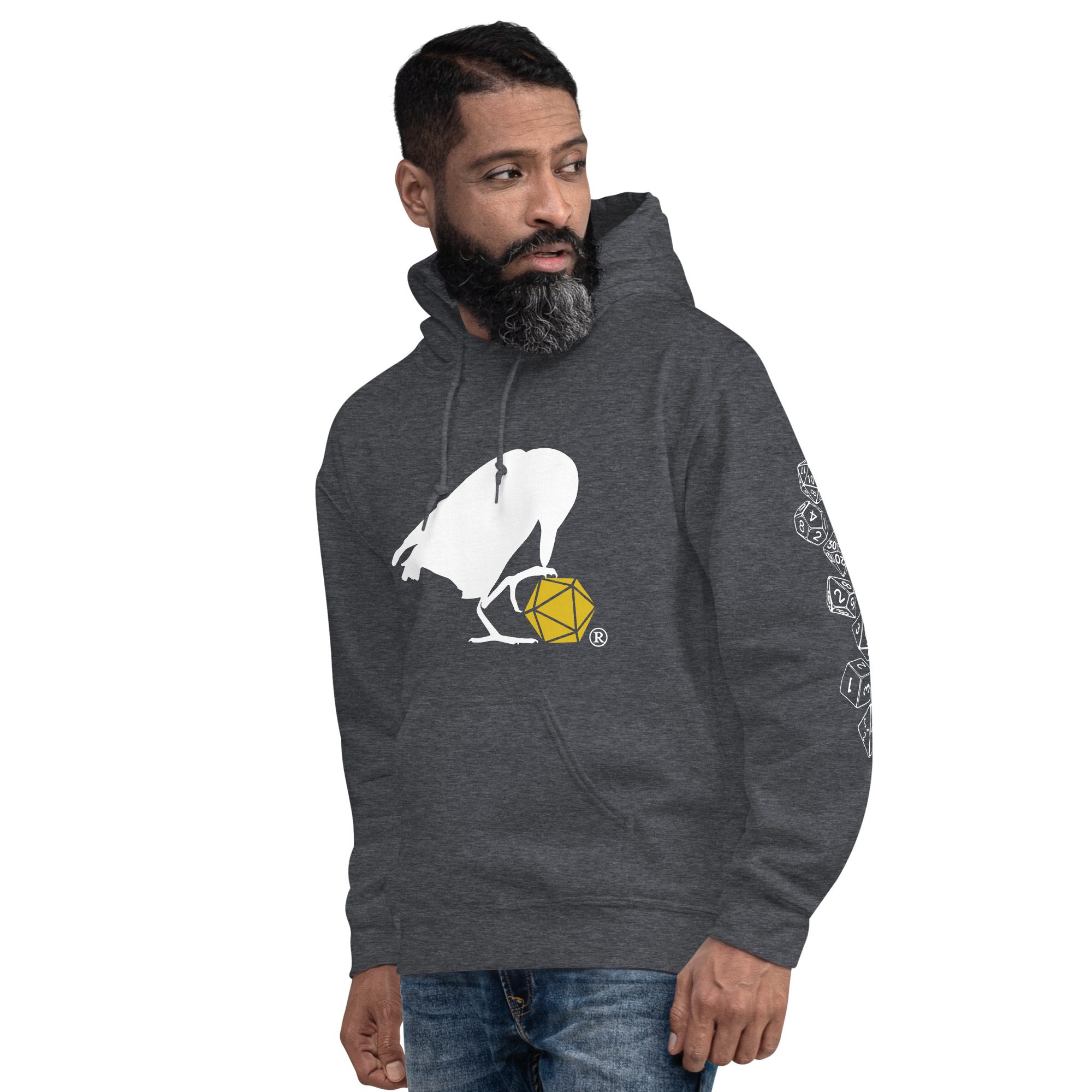 White Raven Logo Hoodie - Image 6