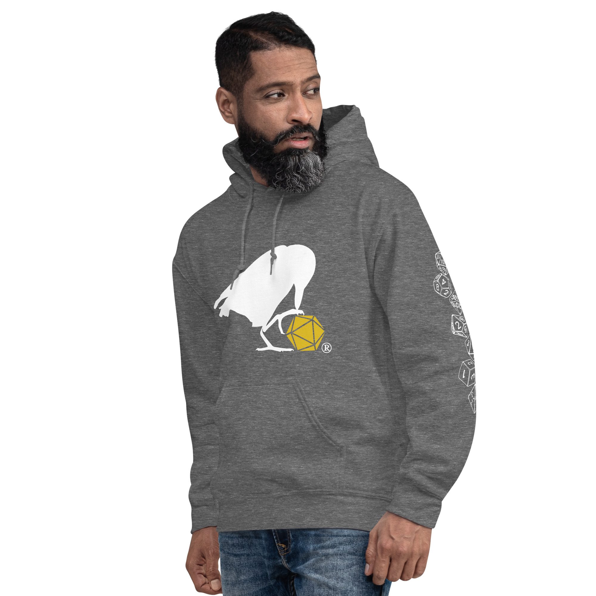 White Raven Logo Hoodie - Image 10