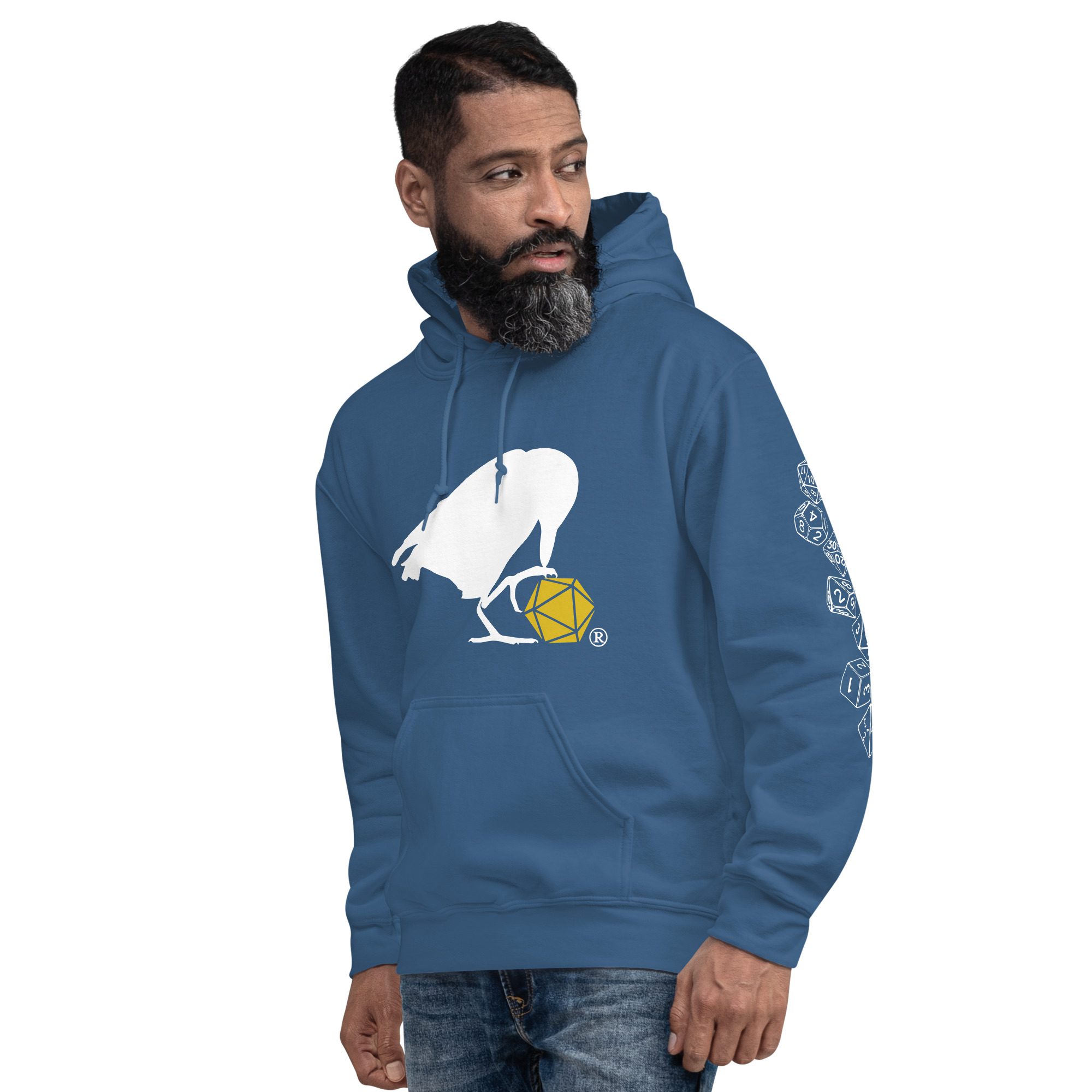 White Raven Logo Hoodie - Image 7