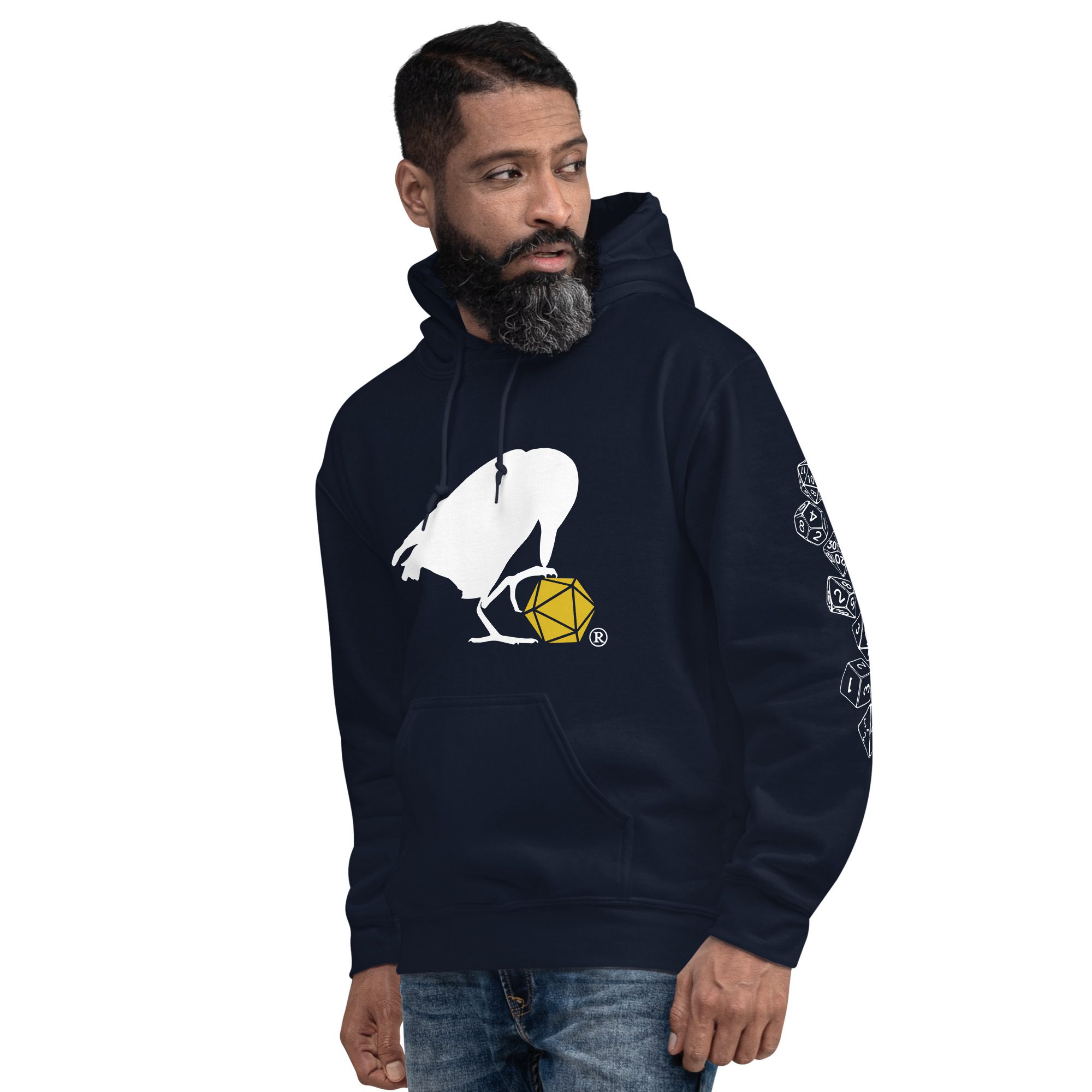White Raven Logo Hoodie - Image 2
