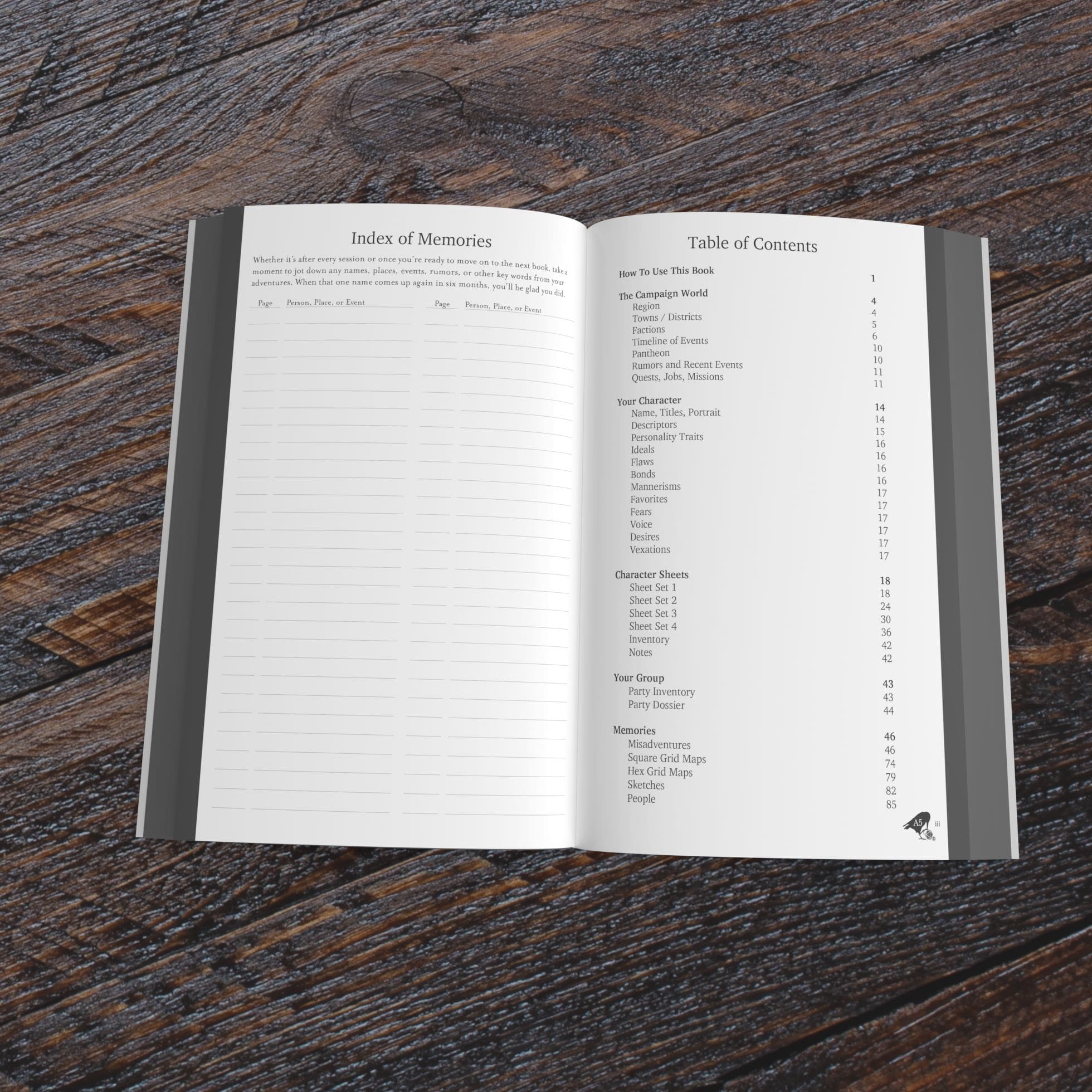 Player's Diary for Dungeons & Dragons (5e/2024) - Image 2